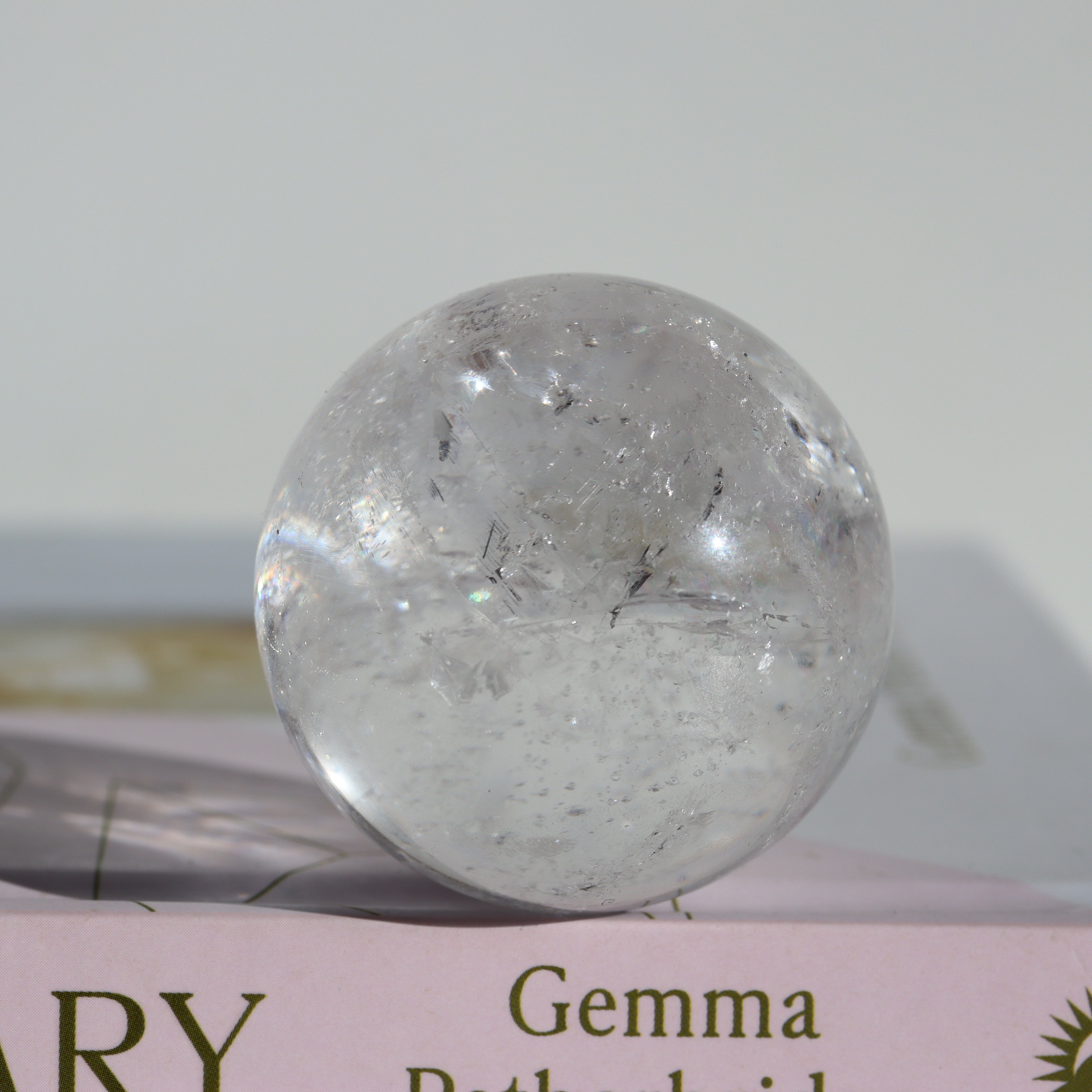 clear quartz sphere from auckland crystal shop 